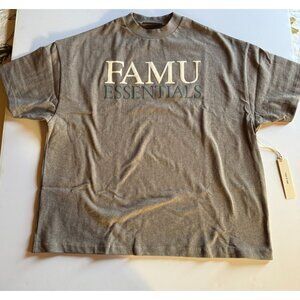 Fear of God Essentials FAMU Rattlers Oversized Taupe Shirt - Men's Medium